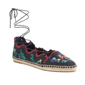 Tory Burch lace up espadrille